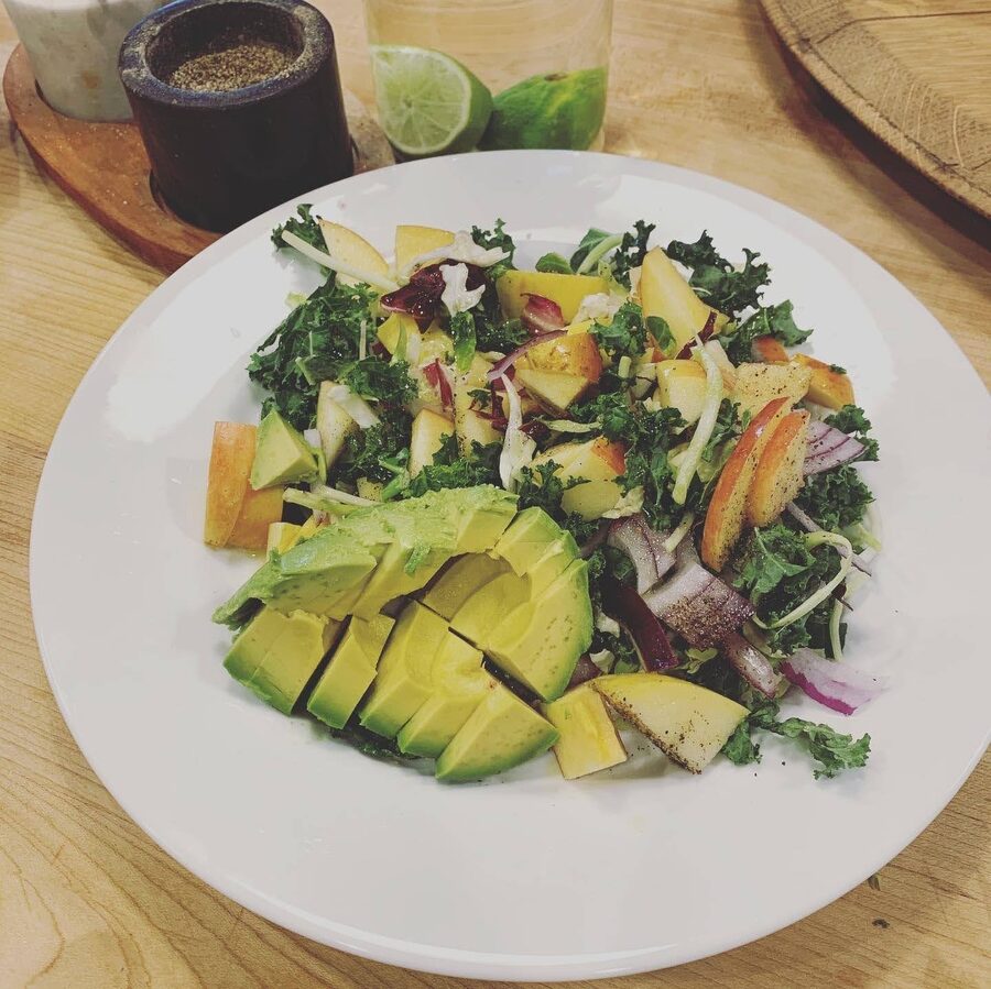 Roasted squash and beet salad